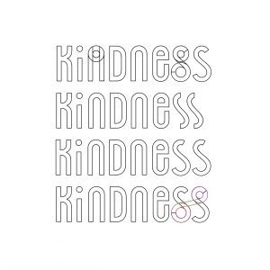Kindness Matters Lettering Process
