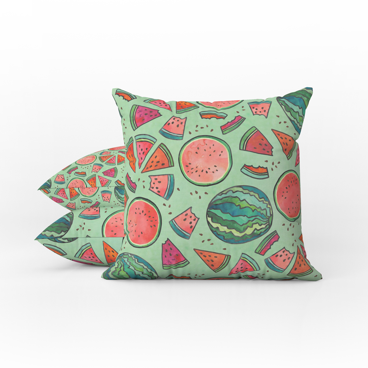 Melon surface pattern design on pillow fabrics
