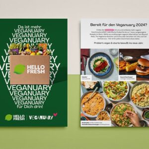 Flyer design created for HelloFresh in 2024