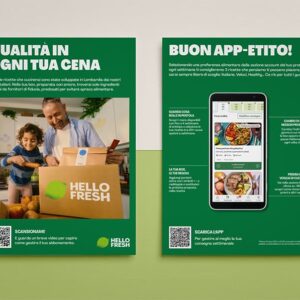 Flyer design created for HelloFresh in 2025